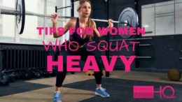 women who squat heavy